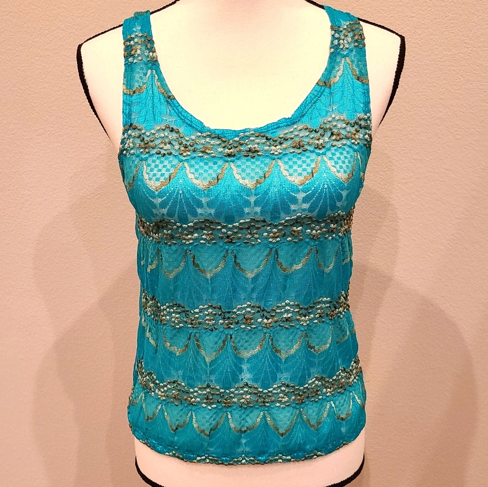 Styles for Less Stretchy Lace Tank Top